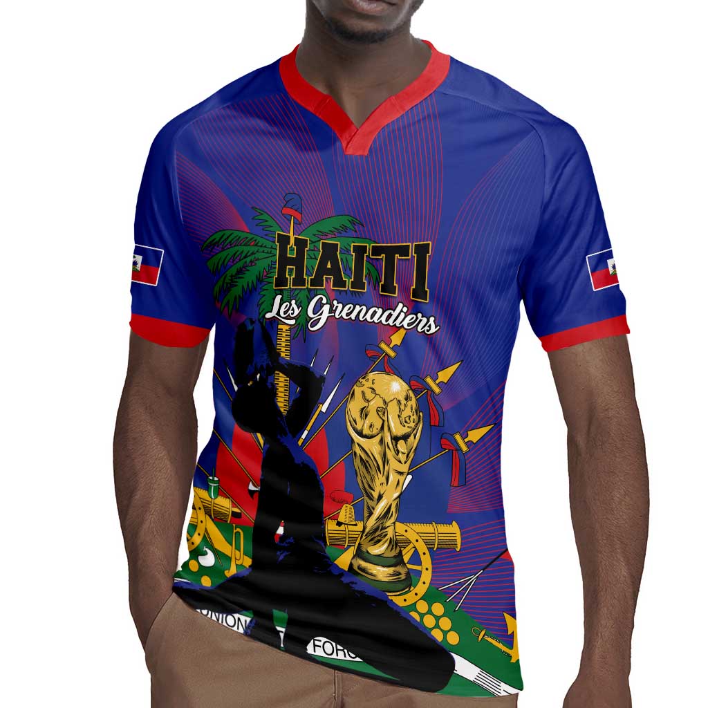 Custom Haiti World Football 2026 Rugby Jersey Go Les Grenadiers - African Pride