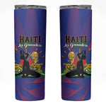 Haiti World Football 2026 Skinny Tumbler Go Les Grenadiers - African Pride