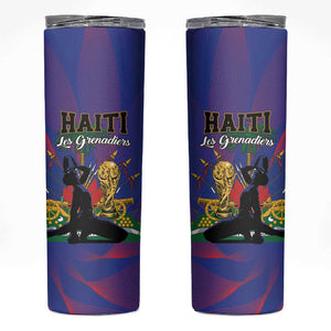Haiti World Football 2026 Skinny Tumbler Go Les Grenadiers - African Pride