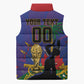 Custom Haiti World Football 2026 Sleeveless Puffer Jacket Go Les Grenadiers