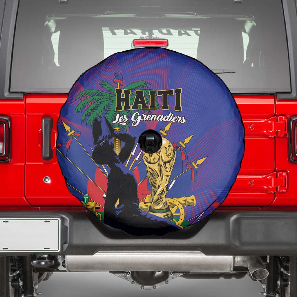 Haiti World Football 2026 Spare Tire Cover Go Les Grenadiers - African Pride
