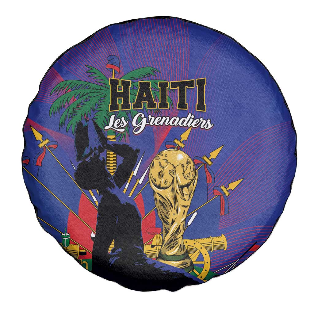 Haiti World Football 2026 Spare Tire Cover Go Les Grenadiers - African Pride