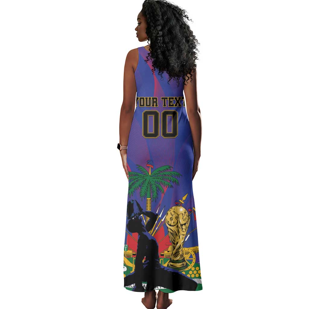 Custom Haiti World Football 2026 Tank Maxi Dress Go Les Grenadiers - African Pride