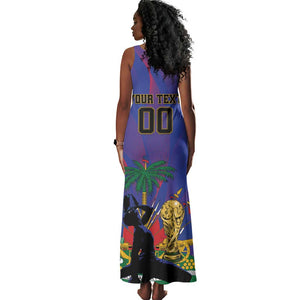 Custom Haiti World Football 2026 Tank Maxi Dress Go Les Grenadiers - African Pride
