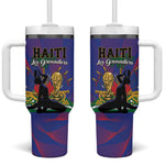 Haiti World Football 2026 Tumbler With Handle Go Les Grenadiers - African Pride