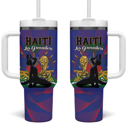 Haiti World Football 2026 Tumbler With Handle Go Les Grenadiers - African Pride