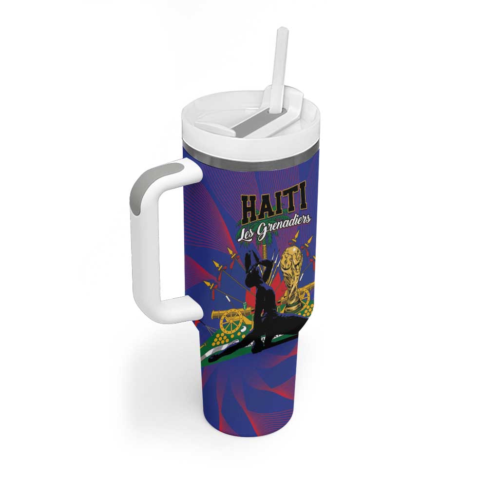 Haiti World Football 2026 Tumbler With Handle Go Les Grenadiers - African Pride