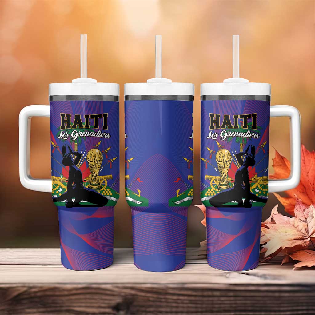 Haiti World Football 2026 Tumbler With Handle Go Les Grenadiers - African Pride