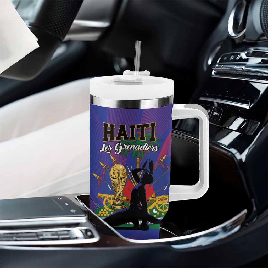 Haiti World Football 2026 Tumbler With Handle Go Les Grenadiers - African Pride