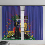 Haiti World Football 2026 Window Curtain Go Les Grenadiers - African Pride