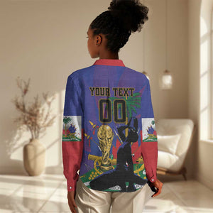 Custom Haiti World Football 2026 Women Casual Shirt Go Les Grenadiers - African Pride