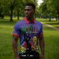 Custom Haiti World Football 2026 Zipper Polo Shirt Go Les Grenadiers
