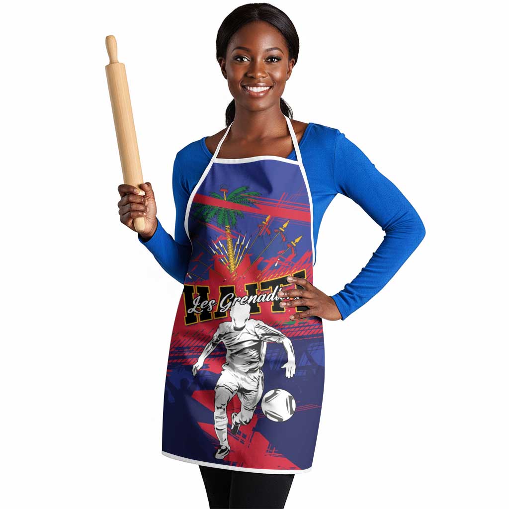 Ekip Foutbol Ayiti 2026 Apron Haiti Grenadye Alaso