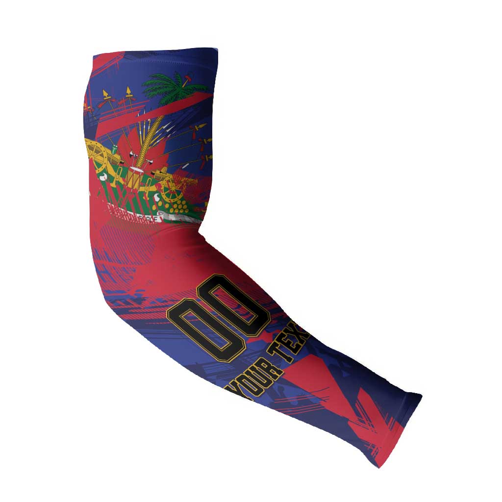 Custom Ekip Foutbol Ayiti 2026 Arm Sleeves Haiti Grenadye Alaso