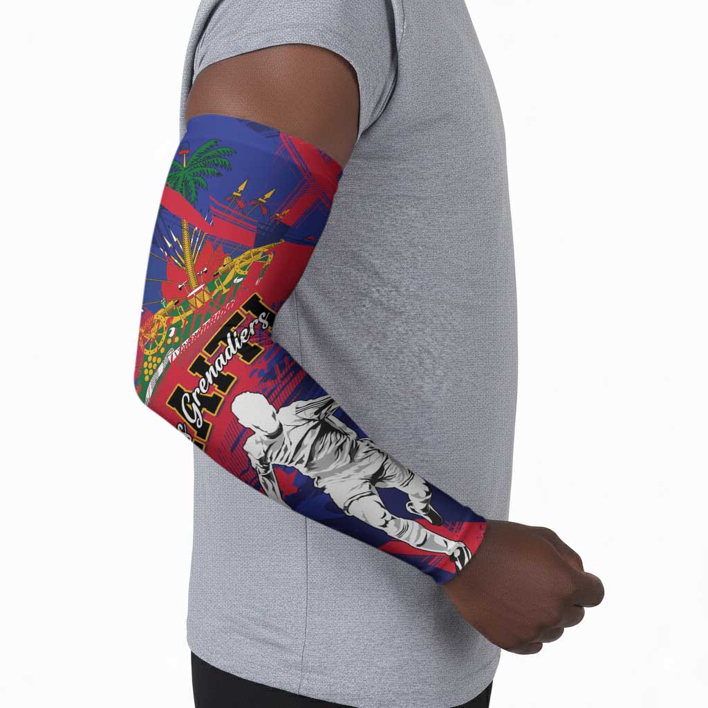 Custom Ekip Foutbol Ayiti 2026 Arm Sleeves Haiti Grenadye Alaso
