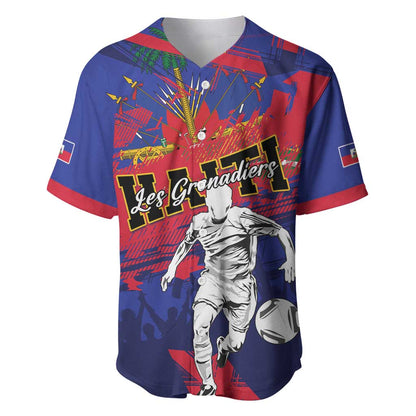 Custom Ekip Foutbol Ayiti 2026 Baseball Jersey Haiti Grenadye Alaso LT01