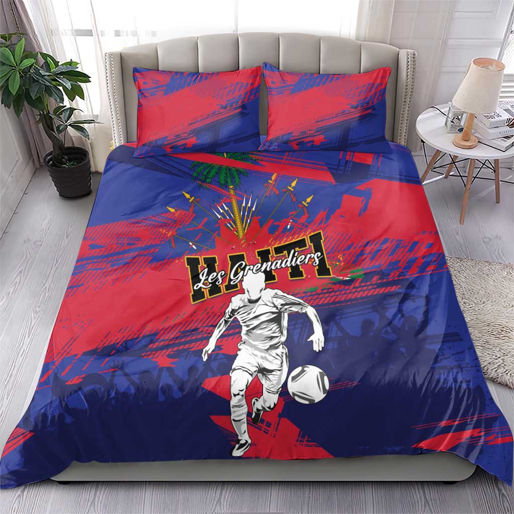 Ekip Foutbol Ayiti 2026 Bedding Set Haiti Grenadye Alaso - African Pride