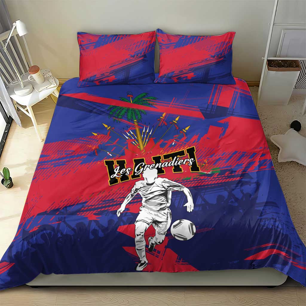 Ekip Foutbol Ayiti 2026 Bedding Set Haiti Grenadye Alaso - African Pride