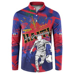 Custom Ekip Foutbol Ayiti 2026 Button Sweatshirt Haiti Grenadye Alaso