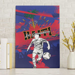 Ekip Foutbol Ayiti 2026 Canvas Wall Art Haiti Grenadye Alaso - African Pride