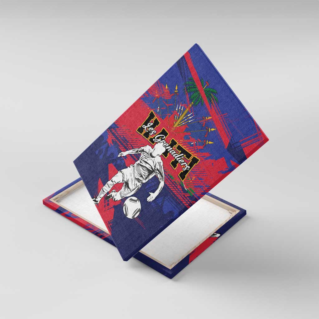 Ekip Foutbol Ayiti 2026 Canvas Wall Art Haiti Grenadye Alaso - African Pride
