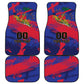 Custom Ekip Foutbol Ayiti 2026 Car Mats Haiti Grenadye Alaso - African Pride