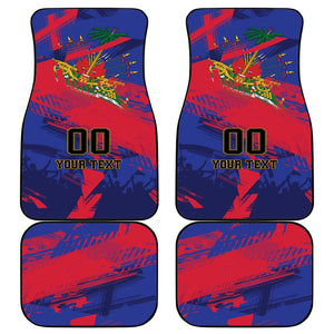 Custom Ekip Foutbol Ayiti 2026 Car Mats Haiti Grenadye Alaso - African Pride