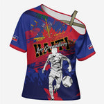 Custom Ekip Foutbol Ayiti 2026 Cross Shoulder Shirt Haiti Grenadye Alaso