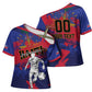 Custom Ekip Foutbol Ayiti 2026 Cross Shoulder Shirt Haiti Grenadye Alaso