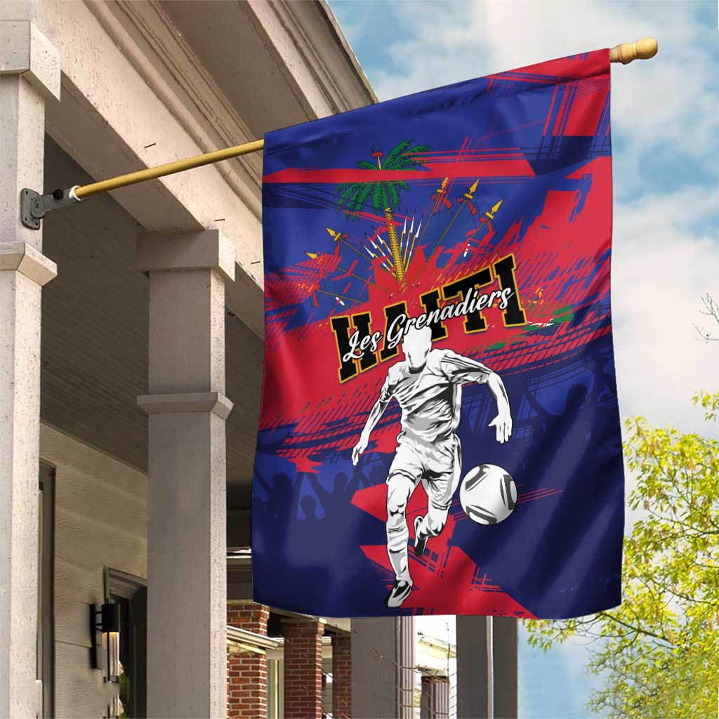 Ekip Foutbol Ayiti 2026 Garden Flag Haiti Grenadye Alaso - African Pride