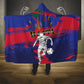 Ekip Foutbol Ayiti 2026 Hooded Blanket Haiti Grenadye Alaso - African Pride