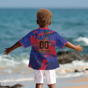 Custom Ekip Foutbol Ayiti 2026 Kid Hawaiian Shirt Haiti Grenadye Alaso - African Pride