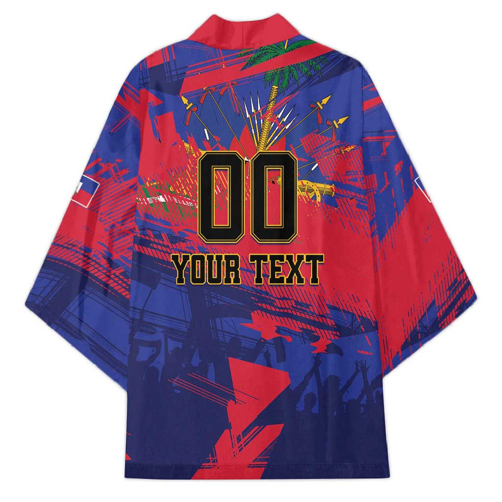 Custom Ekip Foutbol Ayiti 2026 Kimono Haiti Grenadye Alaso