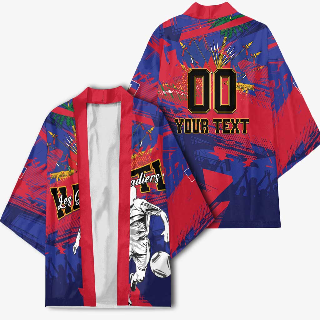 Custom Ekip Foutbol Ayiti 2026 Kimono Haiti Grenadye Alaso