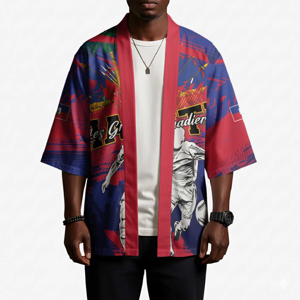 Custom Ekip Foutbol Ayiti 2026 Kimono Haiti Grenadye Alaso