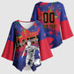 Custom Ekip Foutbol Ayiti 2026 Kimono Sleeve Blouse Haiti Grenadye Alaso
