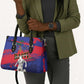 Ekip Foutbol Ayiti 2026 Leather Bag Haiti Grenadye Alaso