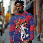 Custom Ekip Foutbol Ayiti 2026 Long Sleeve Shirt Haiti Grenadye Alaso - African Pride