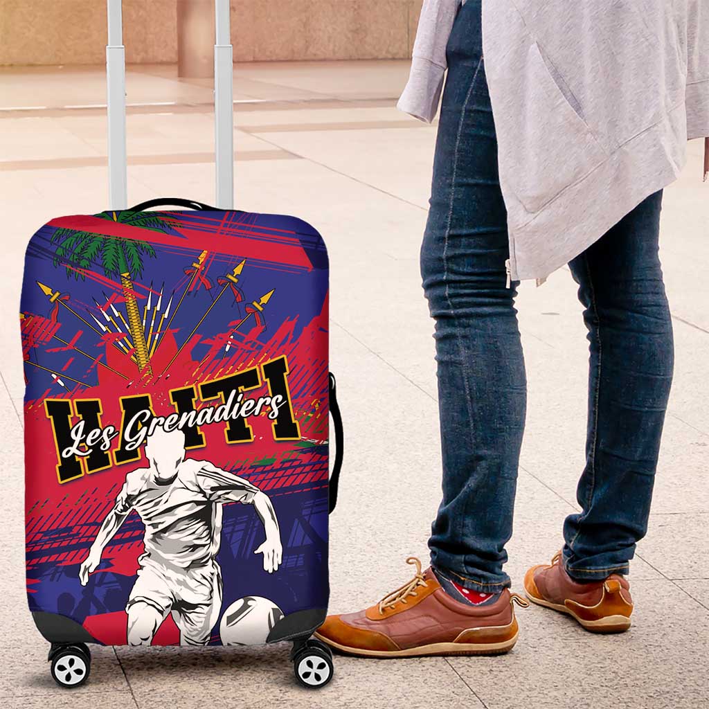 Ekip Foutbol Ayiti 2026 Luggage Cover Haiti Grenadye Alaso - African Pride
