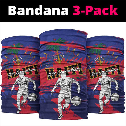 Ekip Foutbol Ayiti 2026 Neck Gaiter Haiti Grenadye Alaso - African Pride