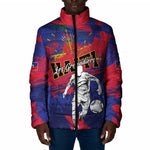 Custom Ekip Foutbol Ayiti 2026 Padded Jacket Haiti Grenadye Alaso