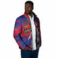 Custom Ekip Foutbol Ayiti 2026 Padded Jacket Haiti Grenadye Alaso