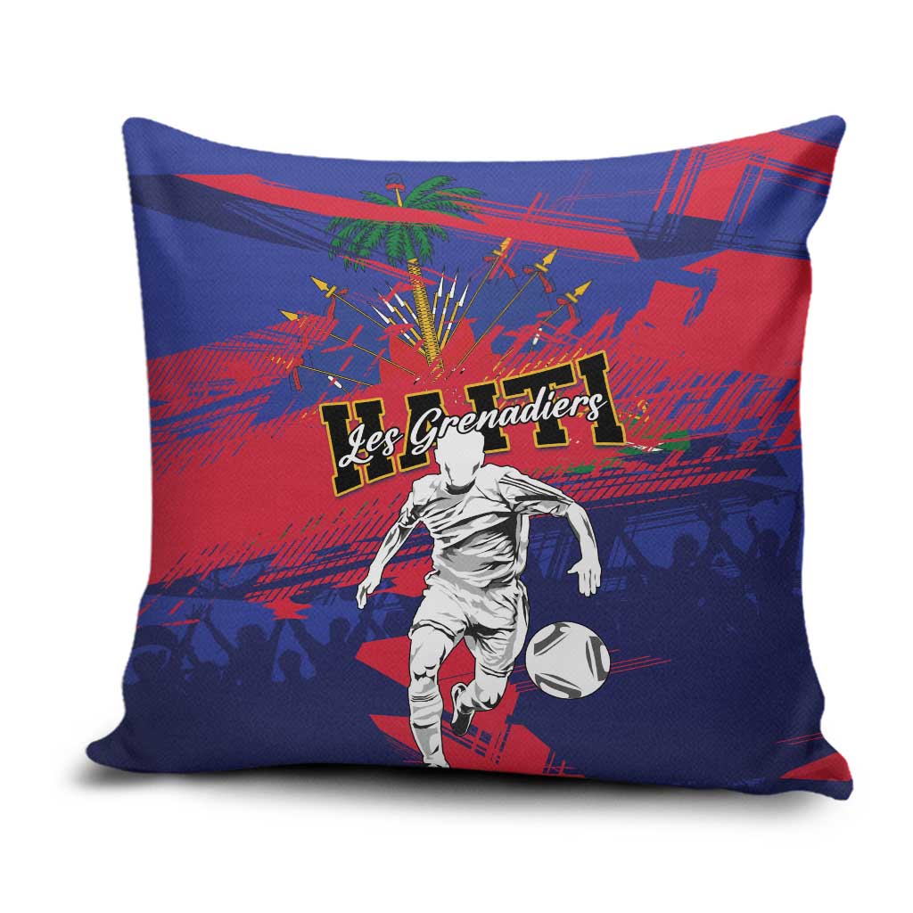 Ekip Foutbol Ayiti 2026 Pillow Cover Haiti Grenadye Alaso