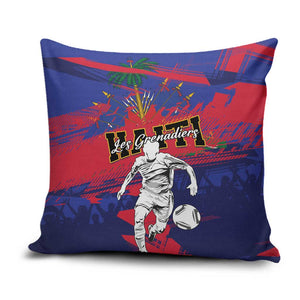 Ekip Foutbol Ayiti 2026 Pillow Cover Haiti Grenadye Alaso