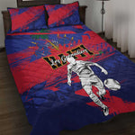 Ekip Foutbol Ayiti 2026 Quilt Bed Set Haiti Grenadye Alaso - African Pride