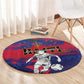 Ekip Foutbol Ayiti 2026 Round Carpet Haiti Grenadye Alaso - African Pride