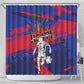 Ekip Foutbol Ayiti 2026 Shower Curtain Haiti Grenadye Alaso - African Pride