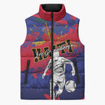 Custom Ekip Foutbol Ayiti 2026 Sleeveless Puffer Jacket Haiti Grenadye Alaso