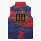 Custom Ekip Foutbol Ayiti 2026 Sleeveless Puffer Jacket Haiti Grenadye Alaso
