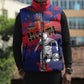 Custom Ekip Foutbol Ayiti 2026 Sleeveless Puffer Jacket Haiti Grenadye Alaso
